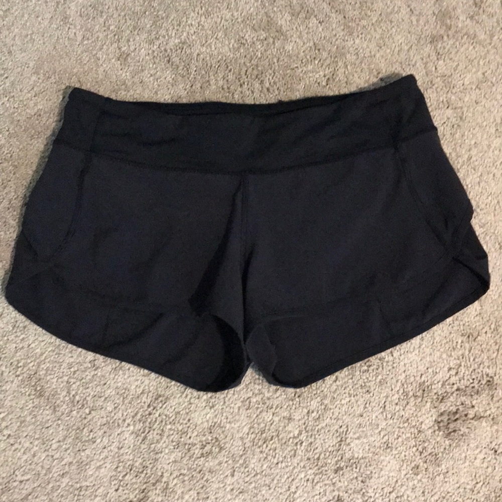 Lululemon speed shorts black